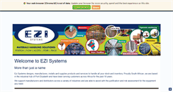 Desktop Screenshot of ezisystems.co.za